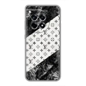 Чохол Стиль Louis Vuitton на OnePlus 12 Pro (LV на білому)