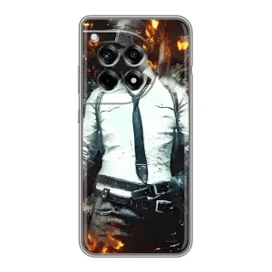 Силиконовый чехол с картинкой "Герой Pubg" на OnePlus 12 Pro (Man Пубг)