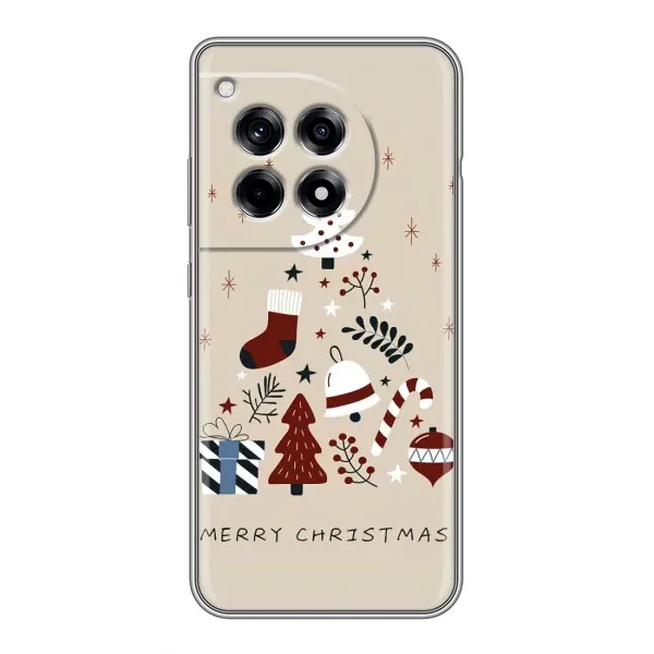 Чохол з малюнком «Merry Christmas» для OnePlus 12 Pro Чохол з малюнком «Merry Christmas» для OnePlus 12 Pro