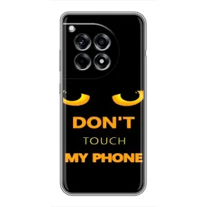 Чехол с Прикольным принтом на OnePlus 12 Pro (Не трогай мой телефон)