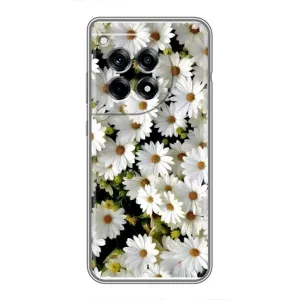 Чехол с ромашками на OnePlus 12 Pro (Рамка в ромашках)
