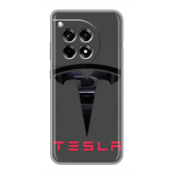 Чехол с рисунком «Logo TESLA» для OnePlus 12 Pro Чехол с рисунком «Logo TESLA» для OnePlus 12 Pro