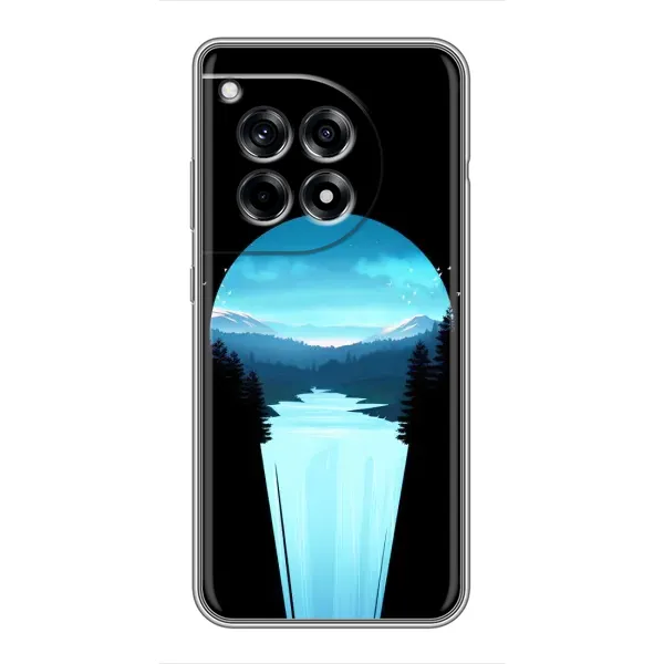 Чехол с рисунком «Синий Водопад» для OnePlus 12 Pro Чехол с рисунком «Синий Водопад» для OnePlus 12 Pro