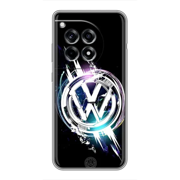 Чехол с рисунком «Volkswagen на черном» для OnePlus 12 Pro Чехол с рисунком «Volkswagen на черном» для OnePlus 12 Pro