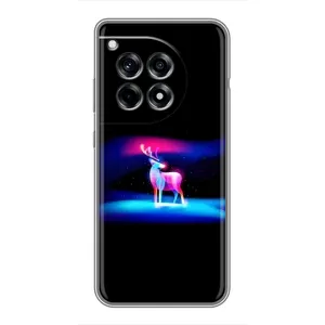 Силіконовий бампер з картинкою звірів для OnePlus 12 Pro (Яскравий олень)