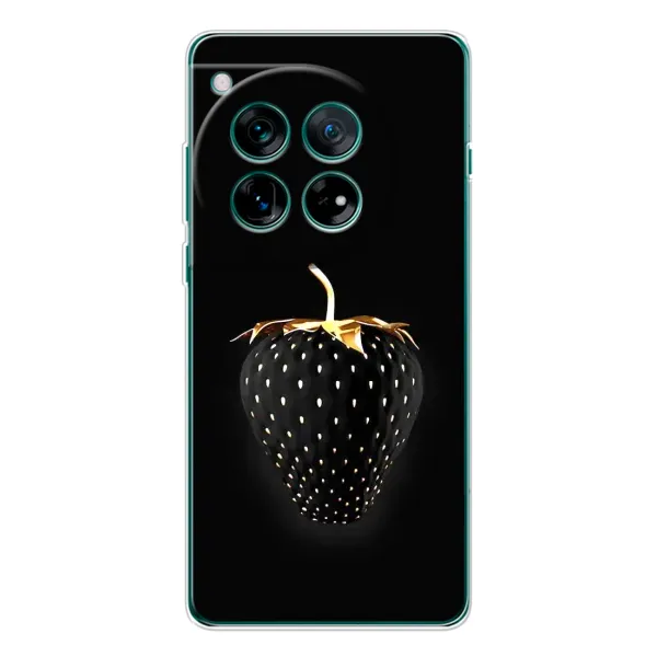 Чехол с рисунком «Чёрная клубника» для OnePlus 12 Чехол с рисунком «Чёрная клубника» для OnePlus 12