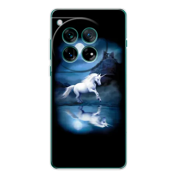 Чехол с рисунком «Единорог» для OnePlus 12