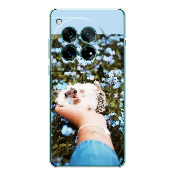 Чехол с рисунком «Ежик на руках» для OnePlus 12 Чехол с рисунком «Ежик на руках» для OnePlus 12