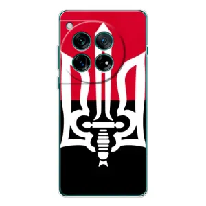 Чехлы УПА (Красно-Чёрный) на OnePlus 12 (Герб Украины)
