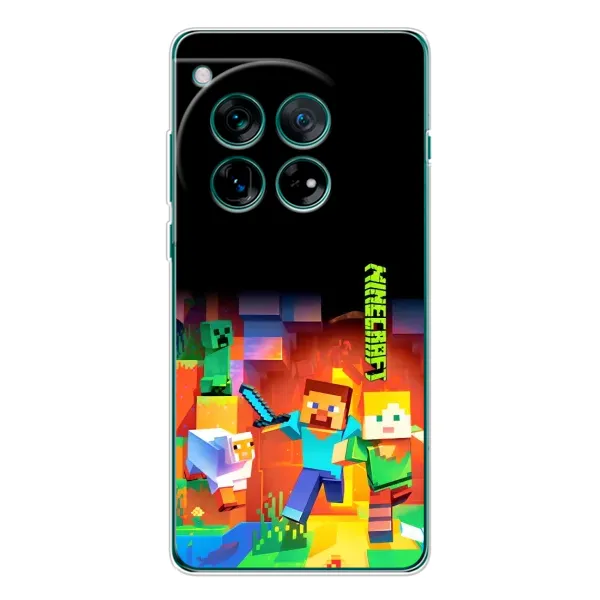Чехол с рисунком «Герой Майнкрафт» для OnePlus 12 Чехол с рисунком «Герой Майнкрафт» для OnePlus 12