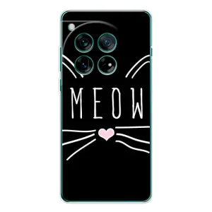 Бампер з зображенням Котиків для ВанПлас 12 (КОТИК MEOW)