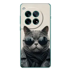 Чохол на тематику: Коти для OnePlus 12 (Модний кіт)
