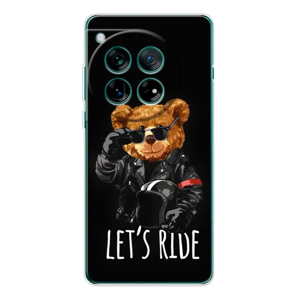Чехол с рисунком «Модный Мишка» для OnePlus 12