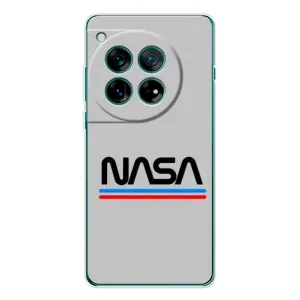 Силиконовый бампер с принтом "Наса" на OnePlus 12 (Наса)