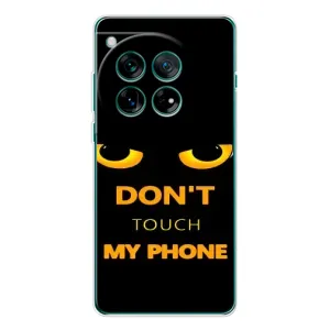 Чехол с Прикольным принтом на OnePlus 12 (Не трогай мой телефон)