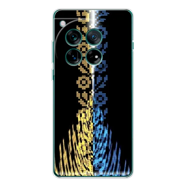 Чехол с рисунком «Патриотическая вышиванка» для OnePlus 12 Чехол с рисунком «Патриотическая вышиванка» для OnePlus 12