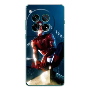 Чехол Супергерой Человека Паука на OnePlus 12 (Паук на доме)