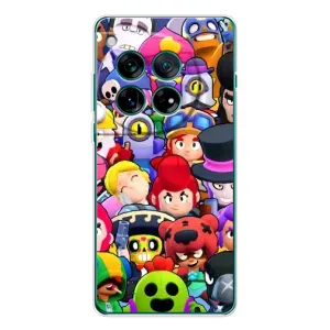 Силиконовый Чехол на OnePlus 12 с картинкой Brawl Stars (Персонажи)