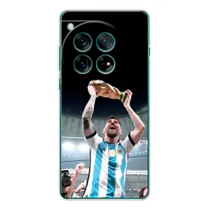 Чехлы Лео Месси Аргентина для OnePlus 12 (Счастливый Месси)
