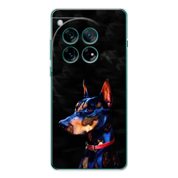 Чехол с рисунком «Собака Мопс» для OnePlus 12 Чехол с рисунком «Собака Мопс» для OnePlus 12