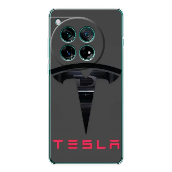 Чехол с рисунком «Logo TESLA» для OnePlus 12 Чехол с рисунком «Logo TESLA» для OnePlus 12