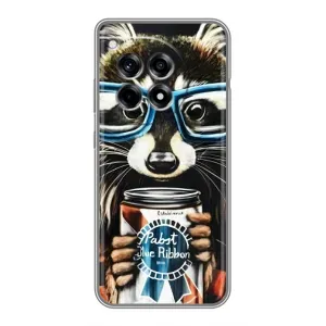 Силіконовий Чохол з Энотами  на OnePlus 12R (Єнот в окулярах)