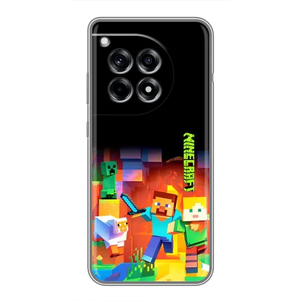 Чехол с рисунком «Герой Майнкрафт» для OnePlus 12R Чехол с рисунком «Герой Майнкрафт» для OnePlus 12R