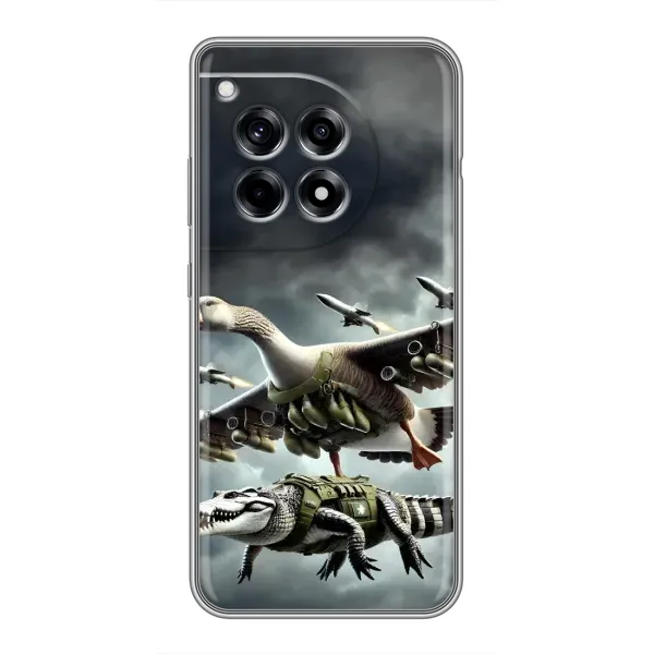 Чехол с рисунком «Гусини и крокодило» для OnePlus 12R Чехол с рисунком «Гусини и крокодило» для OnePlus 12R