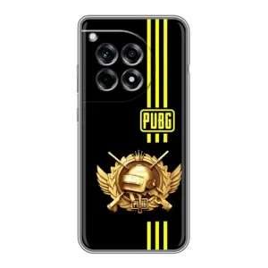 Чохол (TPU) з картинкою "Лого Пабг" на Ванплас 12р (Логотип PUPG)