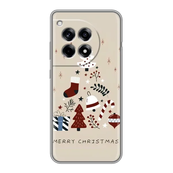 Чехол с рисунком «Merry Christmas» для OnePlus 12R