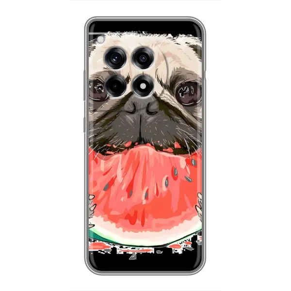 Чехол с рисунком «Смешной Мопс» для OnePlus 12R Чехол с рисунком «Смешной Мопс» для OnePlus 12R