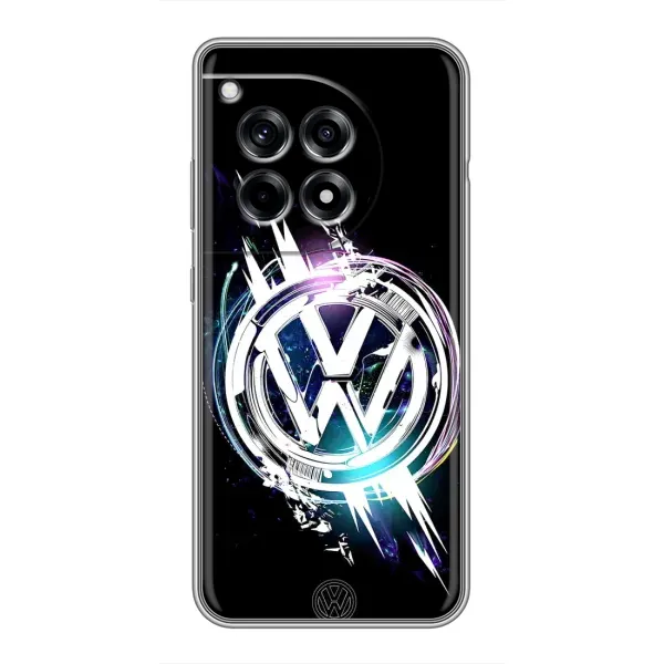 Чехол с рисунком «Volkswagen на черном» для OnePlus 12R Чехол с рисунком «Volkswagen на черном» для OnePlus 12R