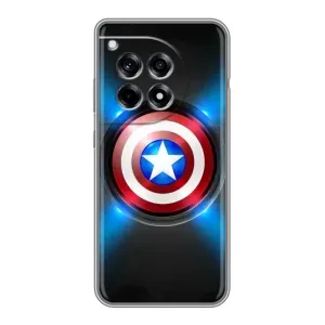 Чохол с Щітом Капітана Америки на OnePlus 12R (Яскраий Щит Капітана)