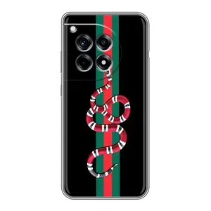 Чехлы Бренд GUCCI для OnePlus 12R (Змей Гуччи)