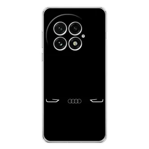 Силиконовый бампер с картинкой машины на OnePlus 13 (Силует Audi)