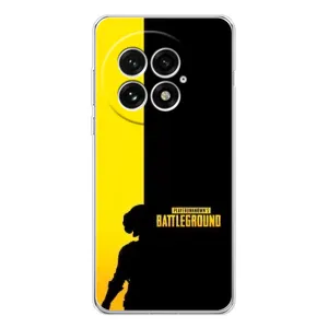 Чехол (TPU) с картинкой "Лого Пабг" на ВанПлас 13 (Battlegrounds)
