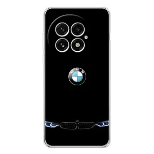 Силиконовый бампер с картинкой машины на OnePlus 13 (Черный BMW)