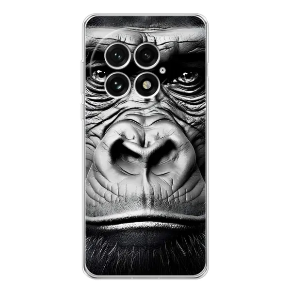 Чехол с рисунком «Черная обезьяна» для OnePlus 13