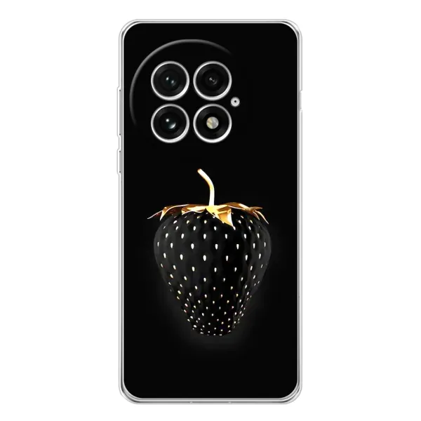 Чехол с рисунком «Чёрная клубника» для OnePlus 13 Чехол с рисунком «Чёрная клубника» для OnePlus 13