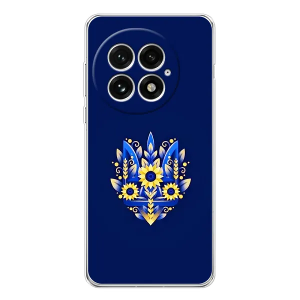 Чехол с рисунком «Цветущий Герб» для OnePlus 13