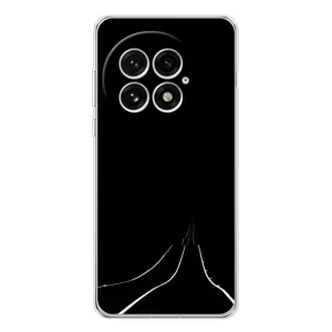 Чохол з картинками на чорному фоні для OnePlus 13 (Дорога)