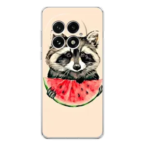 Силиконовый Чехол с Енотами на OnePlus 13 (Енот)
