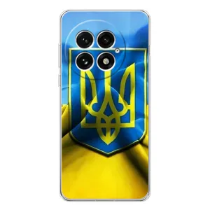 Чехол с картинкой (Патриотический ГЕРБ) на OnePlus 13 (Герб и Флаг Украины)