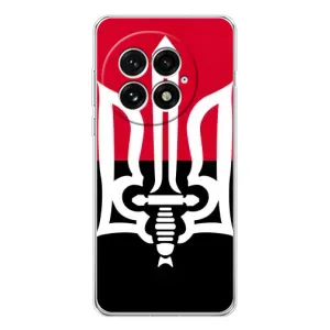 Чехлы УПА (Красно-Чёрный) на OnePlus 13 (Герб Украины)