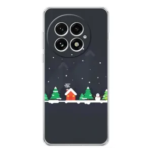 Силіконовий бампер на різдво для OnePlus 13 (Місто зимове)