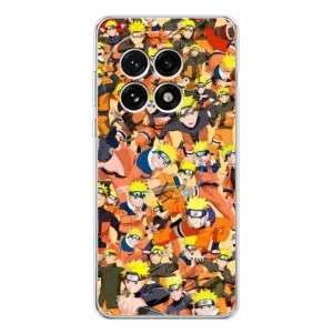 Чехлы с принтом Наруто на OnePlus 13 (Коллаж Наруто)