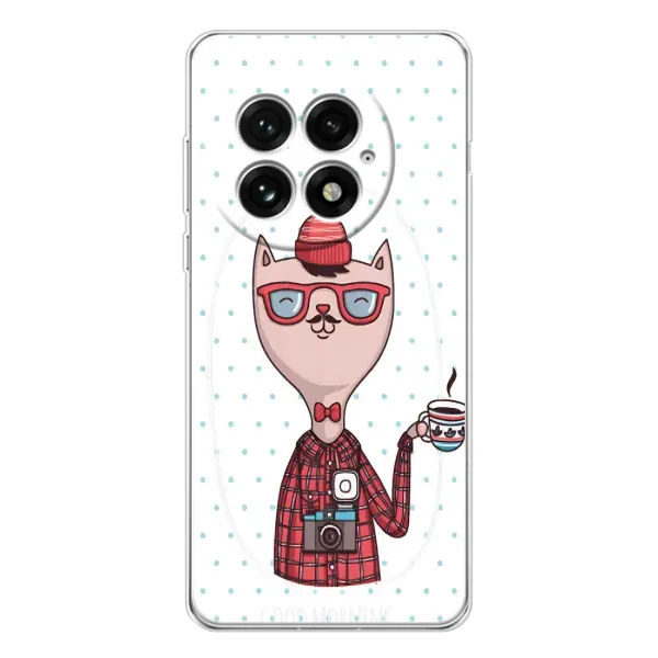 Чехол с рисунком «Кот аристократ» для OnePlus 13 Чехол с рисунком «Кот аристократ» для OnePlus 13