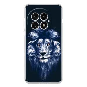 Чехол с картинкой на OnePlus 13 (Лев - синий)