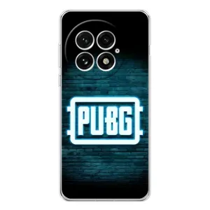 Чехол (TPU) с картинкой "Лого Пабг" на ВанПлас 13 (Лого PUBG)