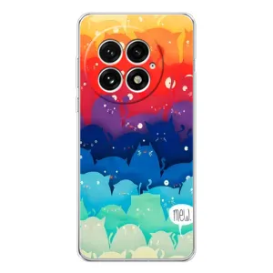 Силиконовый чехол с котиком для OnePlus 13 (Mew)